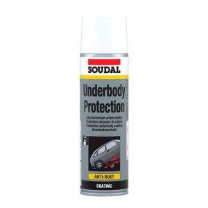 Bitumena mastika Soudal Underbody Protection aerosols (500 ml)